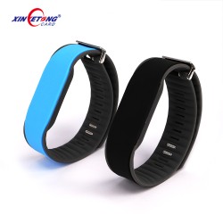 Thin RFID Silicon Wristband with Chip 