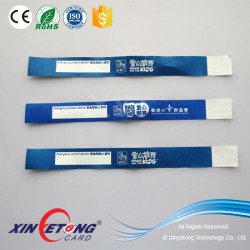 Ultralight chip One use Paper RFID Wristband for access control