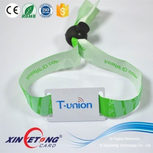 Woven Fabric RFID Band for Event , Shopping , Access control 