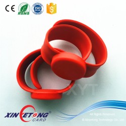 Logo printing  S50 Silicone RFID/NFC Wristband 