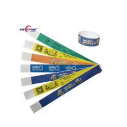 disposable NFC Soft RFID Programmable Paper Wristband for Events Tickets